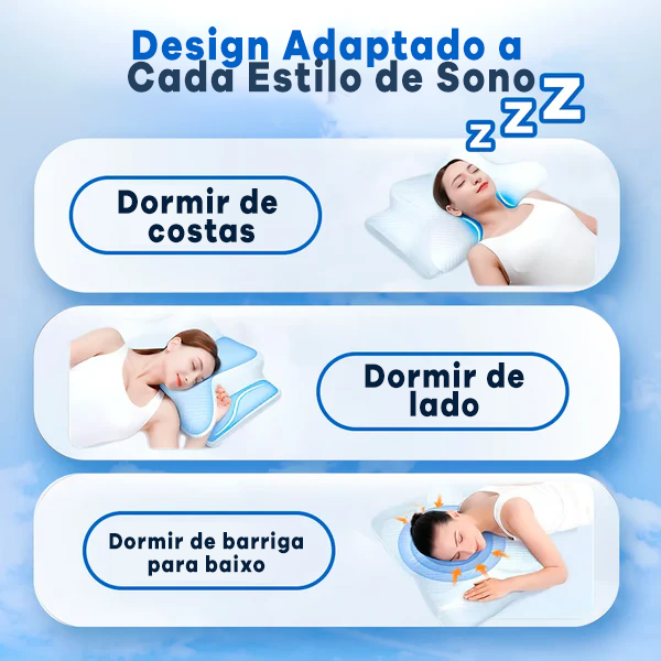 Almofada Cervical Ortopédica - Dormiva Aura™