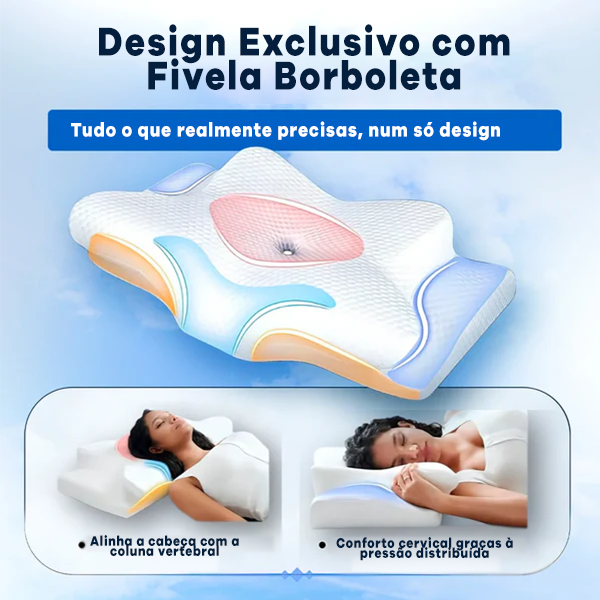 Almofada Cervical Ortopédica - Dormiva Aura™