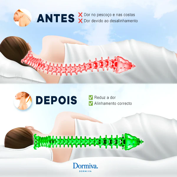 Almofada Cervical Ortopédica - Dormiva Aura™