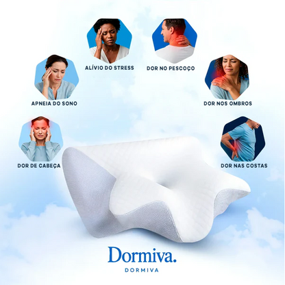 Almofada Cervical Ortopédica - Dormiva Aura™
