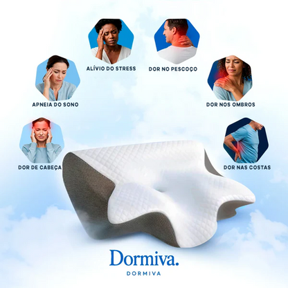 Almofada Cervical Ortopédica - Dormiva Aura™