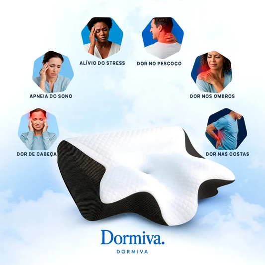 Almofada Cervical Ortopédica - Dormiva Aura™